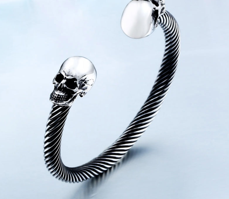 Split Skull Bracelet Ring