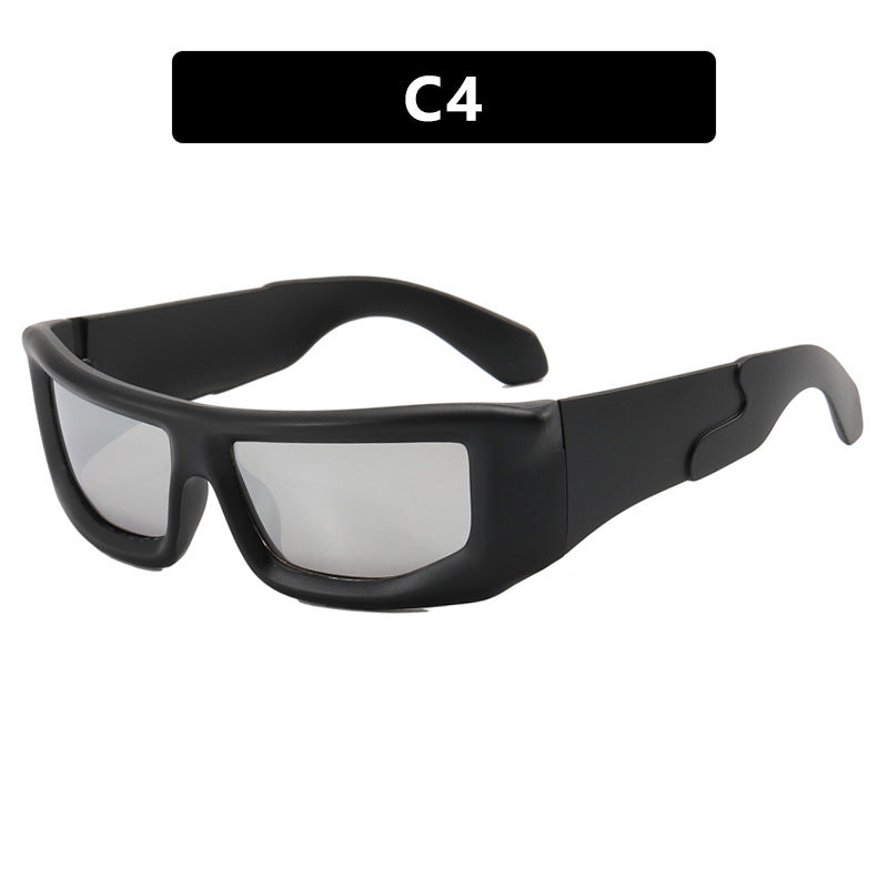 Futuristic Sunshade Streetwear Sun Glasses