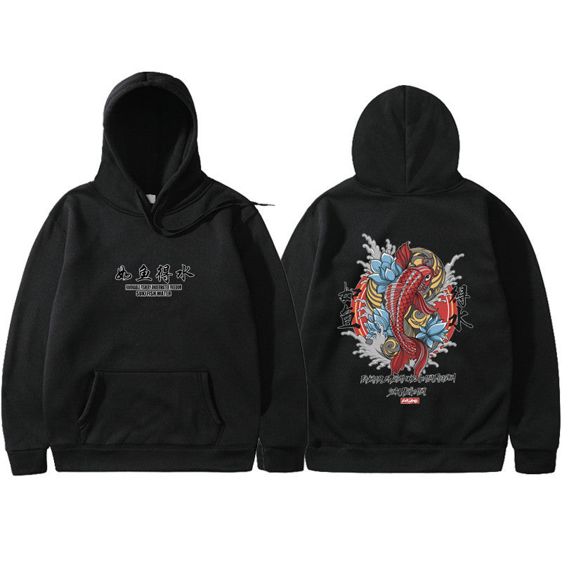 Mens graphic Hoodie Ukiyoe Streetwear