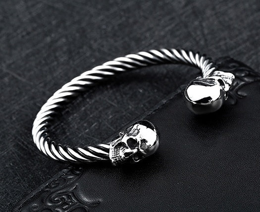 Split Skull Bracelet Ring