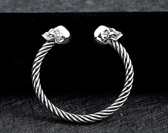 Split Skull Bracelet Ring