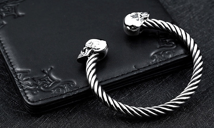 Split Skull Bracelet Ring