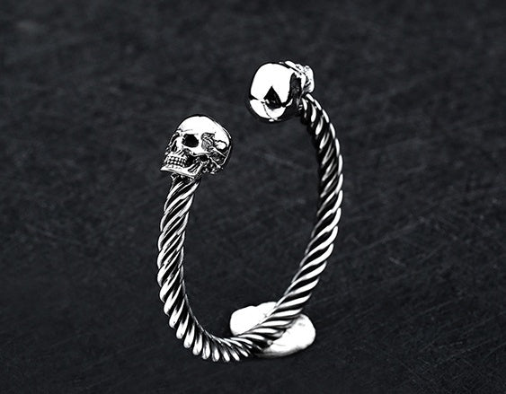 Split Skull Bracelet Ring