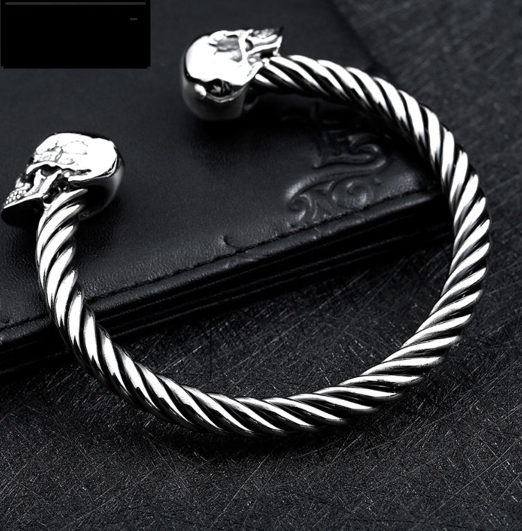 Split Skull Bracelet Ring