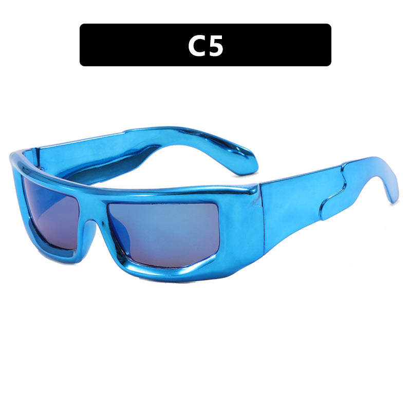 Futuristic Sunshade Streetwear Sun Glasses