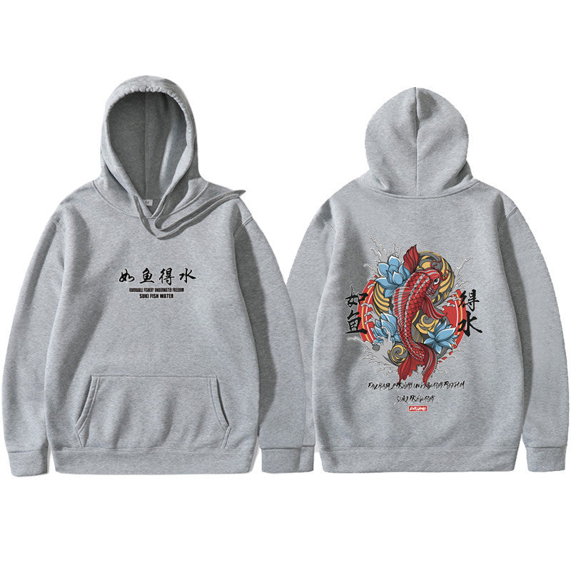 Mens graphic Hoodie Ukiyoe Streetwear