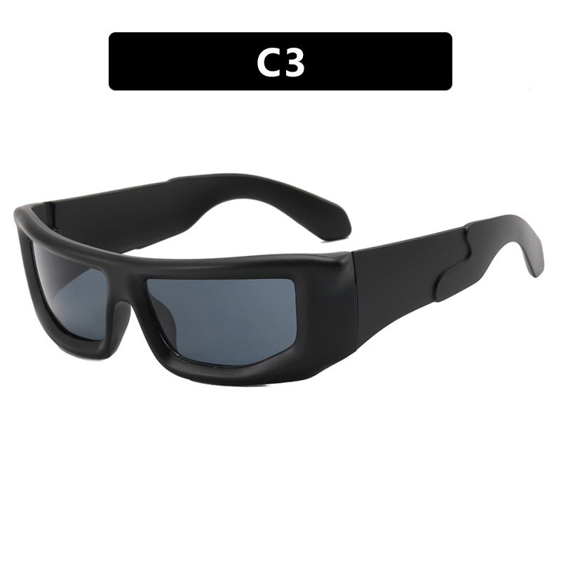 Futuristic Sunshade Streetwear Sun Glasses