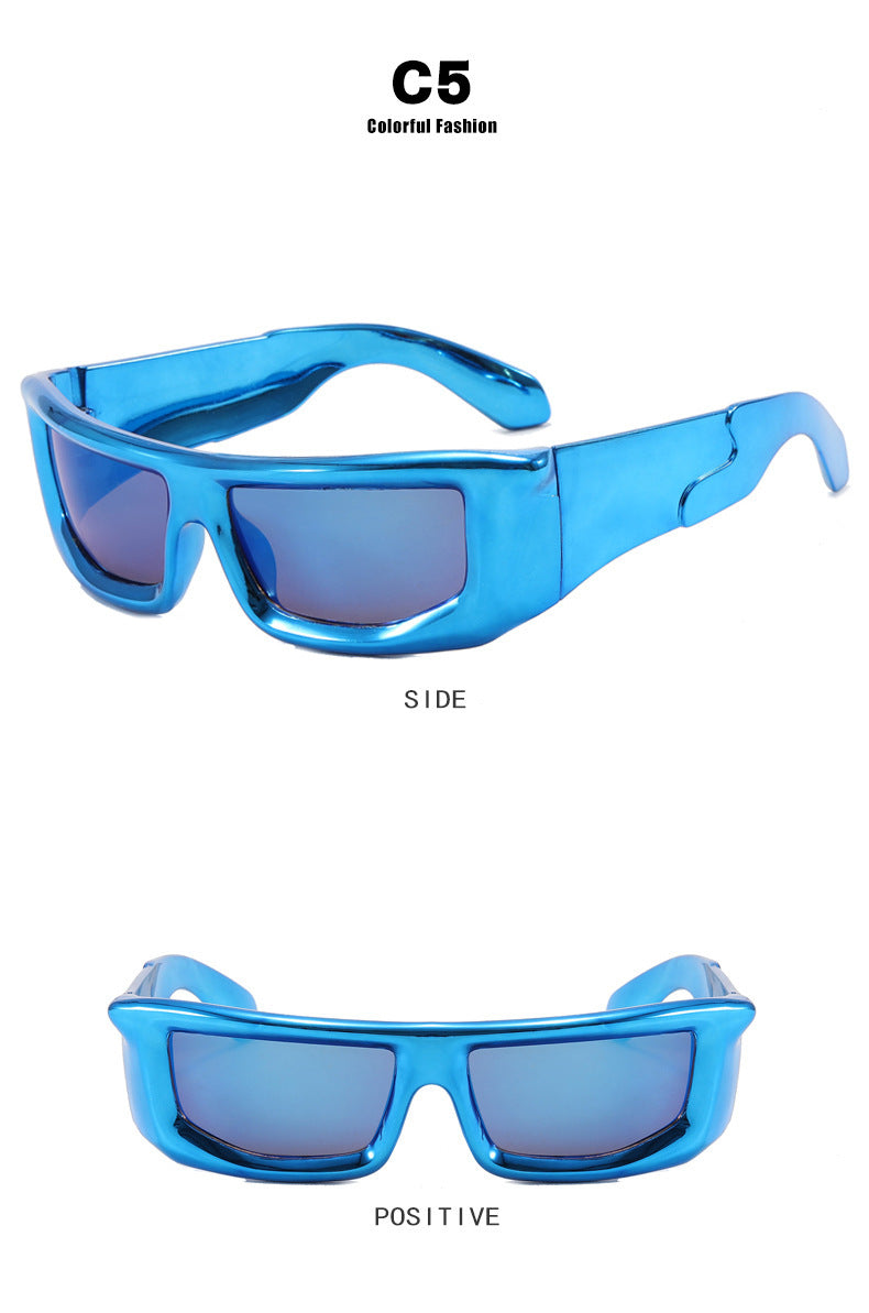 Futuristic Sunshade Streetwear Sun Glasses