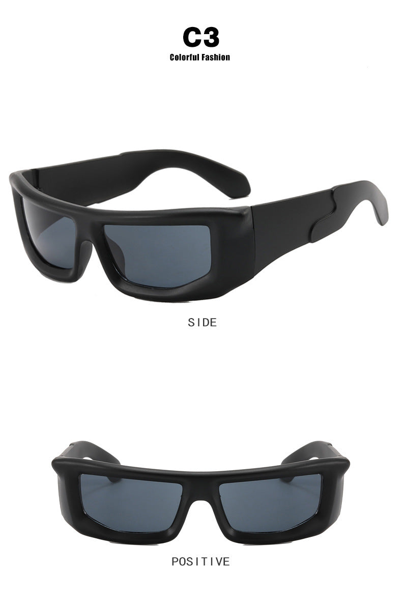 Futuristic Sunshade Streetwear Sun Glasses