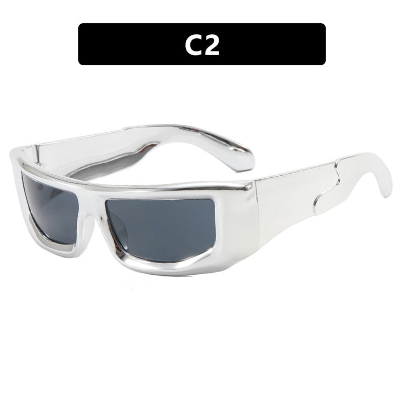 Futuristic Sunshade Streetwear Sun Glasses