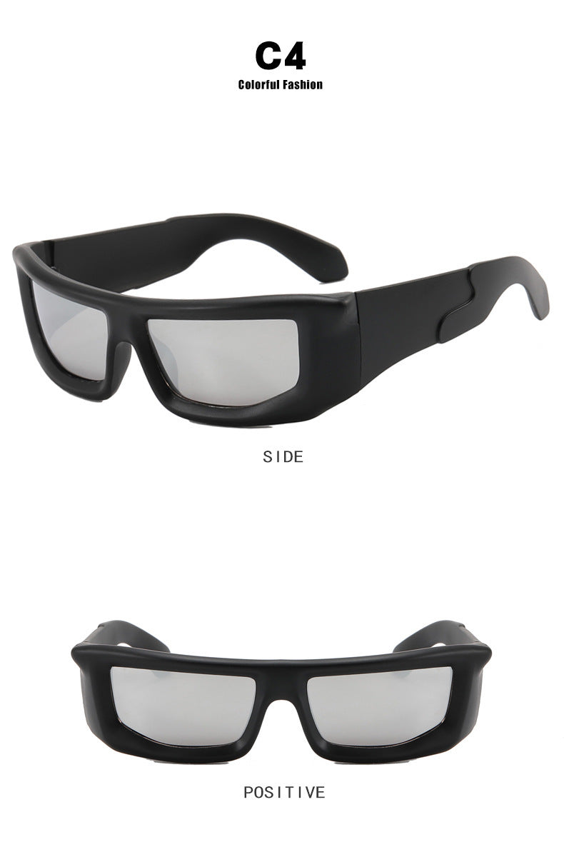 Futuristic Sunshade Streetwear Sun Glasses